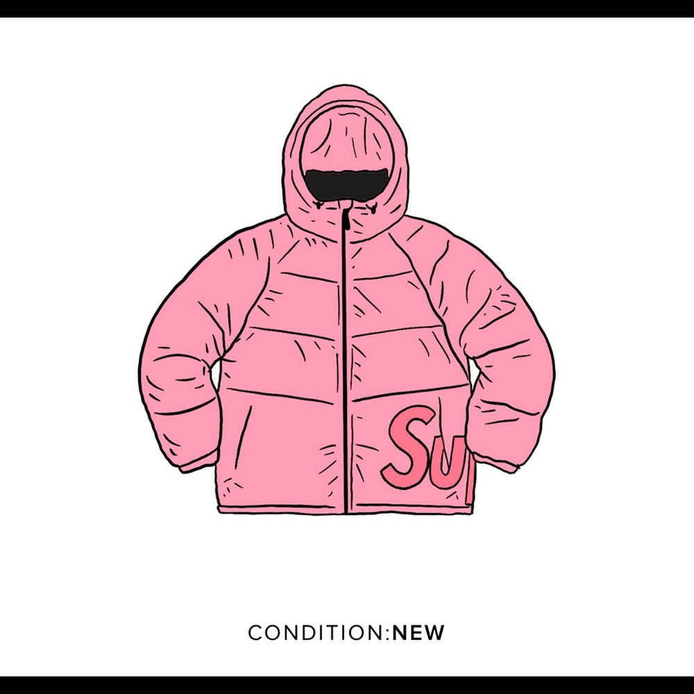 Supreme Hooded Down Jacket (M) - image 1